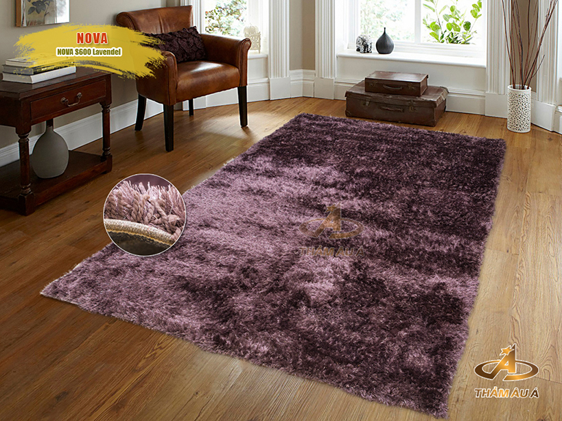 Thảm Trang Trí Lông Xù NOVA S600 Lavendel