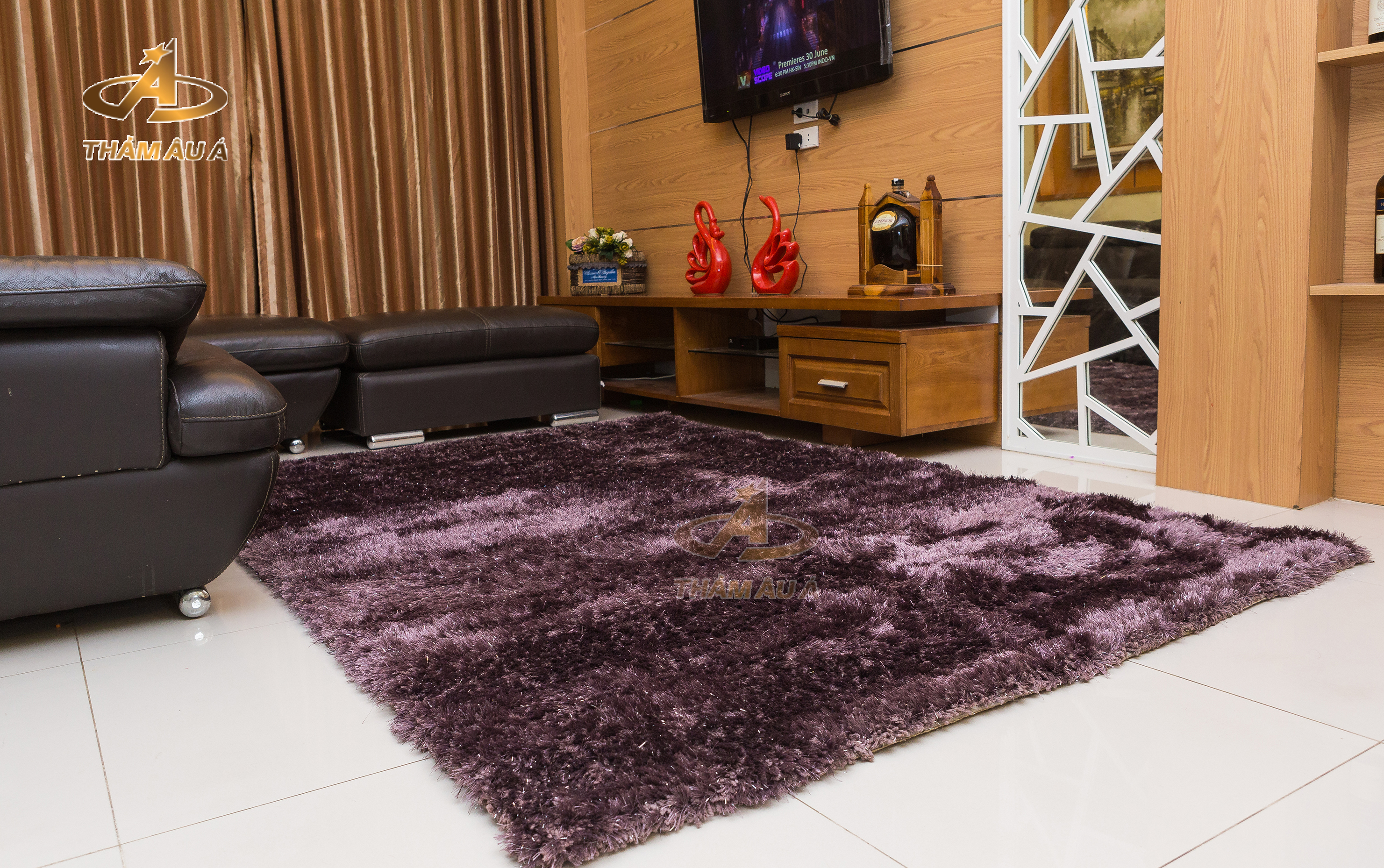 Thảm Trang Trí Lông Xù NOVA S600 Lavendel