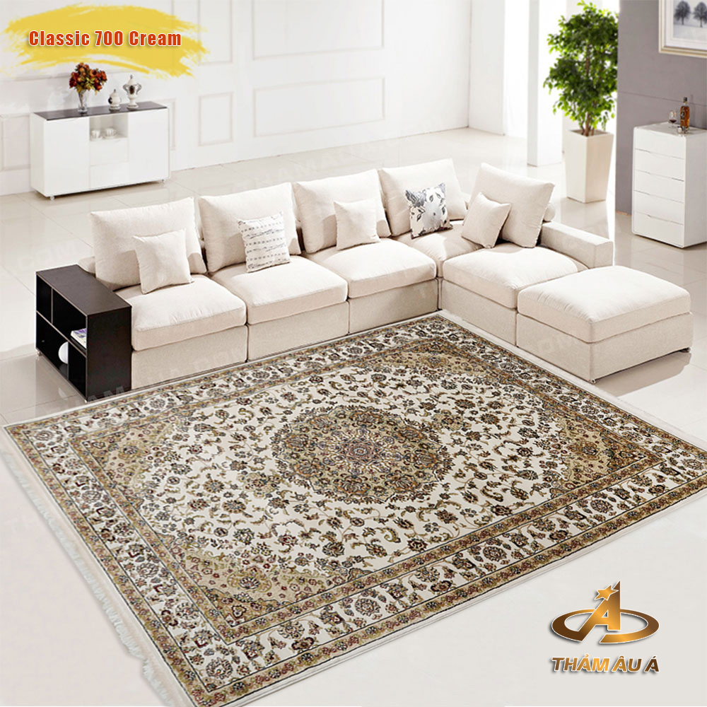 Thảm Đẹp Trang Trí Classic 700 Cream