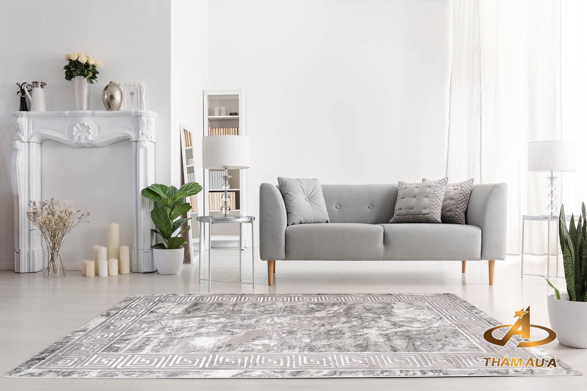 Thảm Trang Trí Marmaris 403 Silver