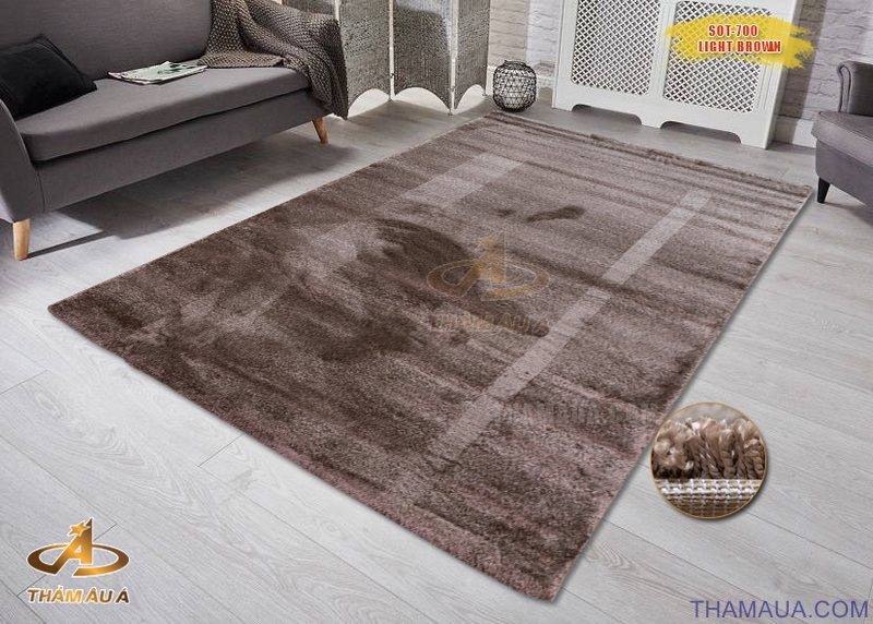 Thảm Nhập Khẩu SOFTOUCH 700 LIGHT BROWN
