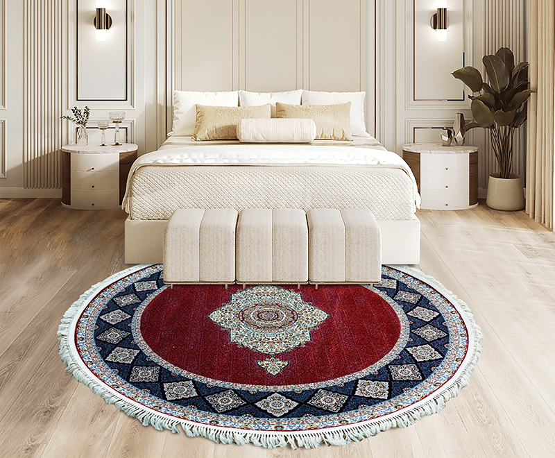 Thảm Nhập Khẩu Iran CIRCLE RED 1200