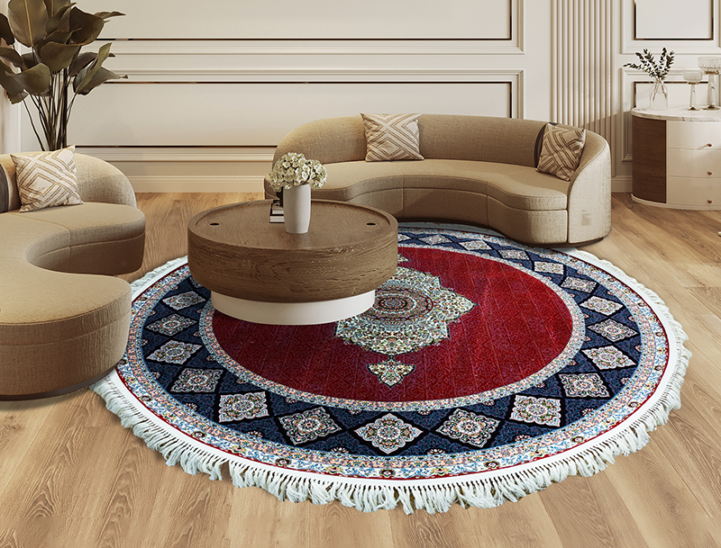 Thảm Nhập Khẩu Iran CIRCLE RED 1200
