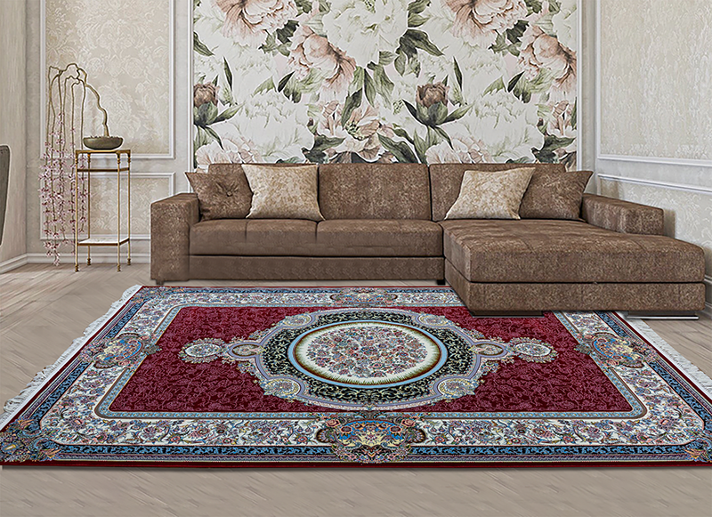 Thảm Nhập Khẩu Iran Tabris Red 1200