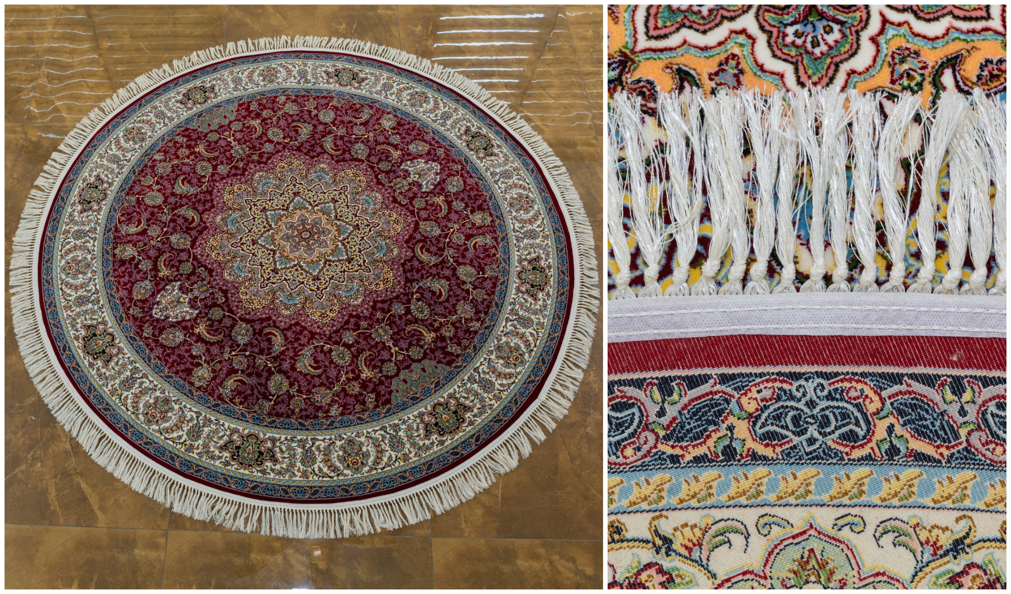 Thảm Nhập Khẩu Iran CIRCLE RED 1200