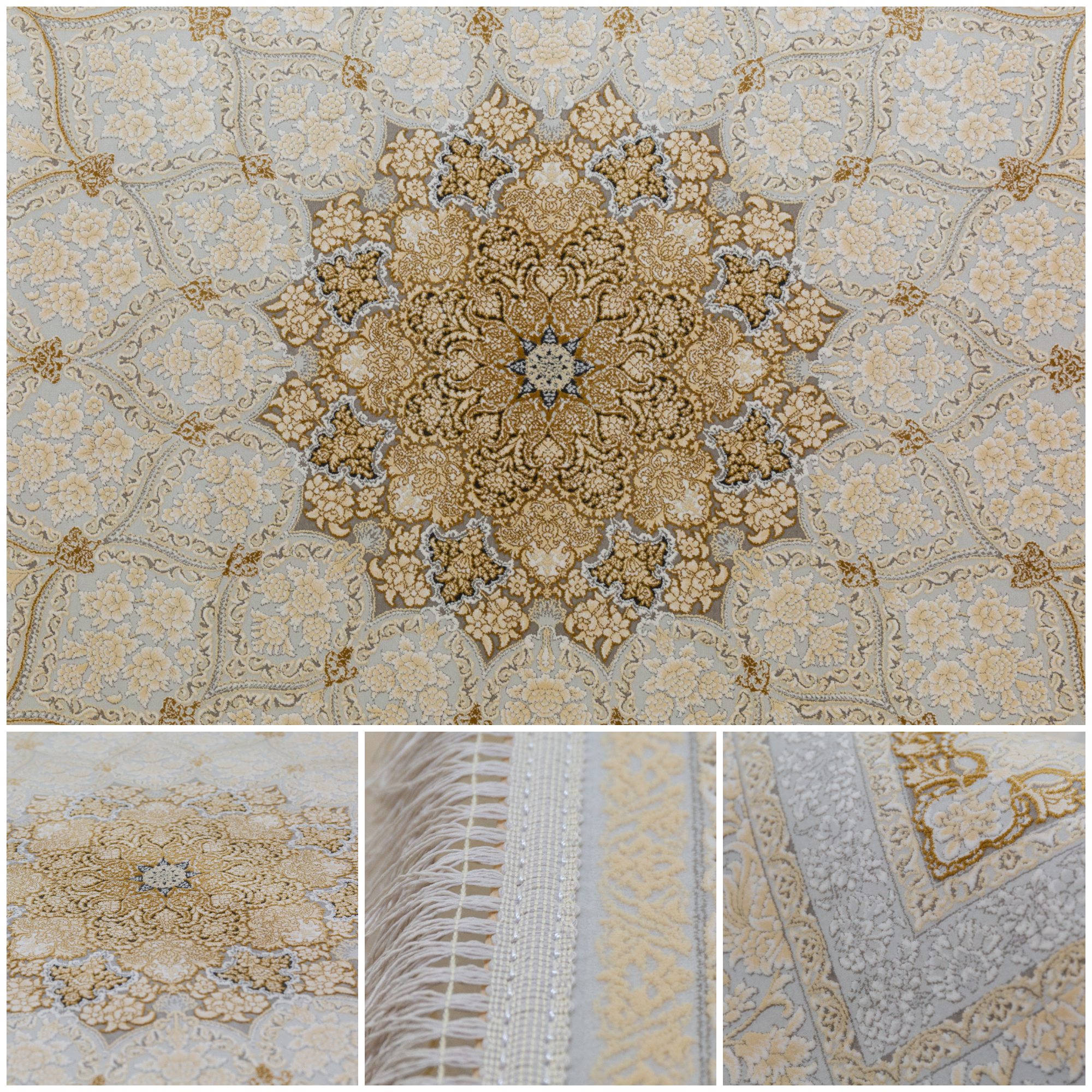 Thảm Nhập Khẩu Iran Merab Syster White 1200