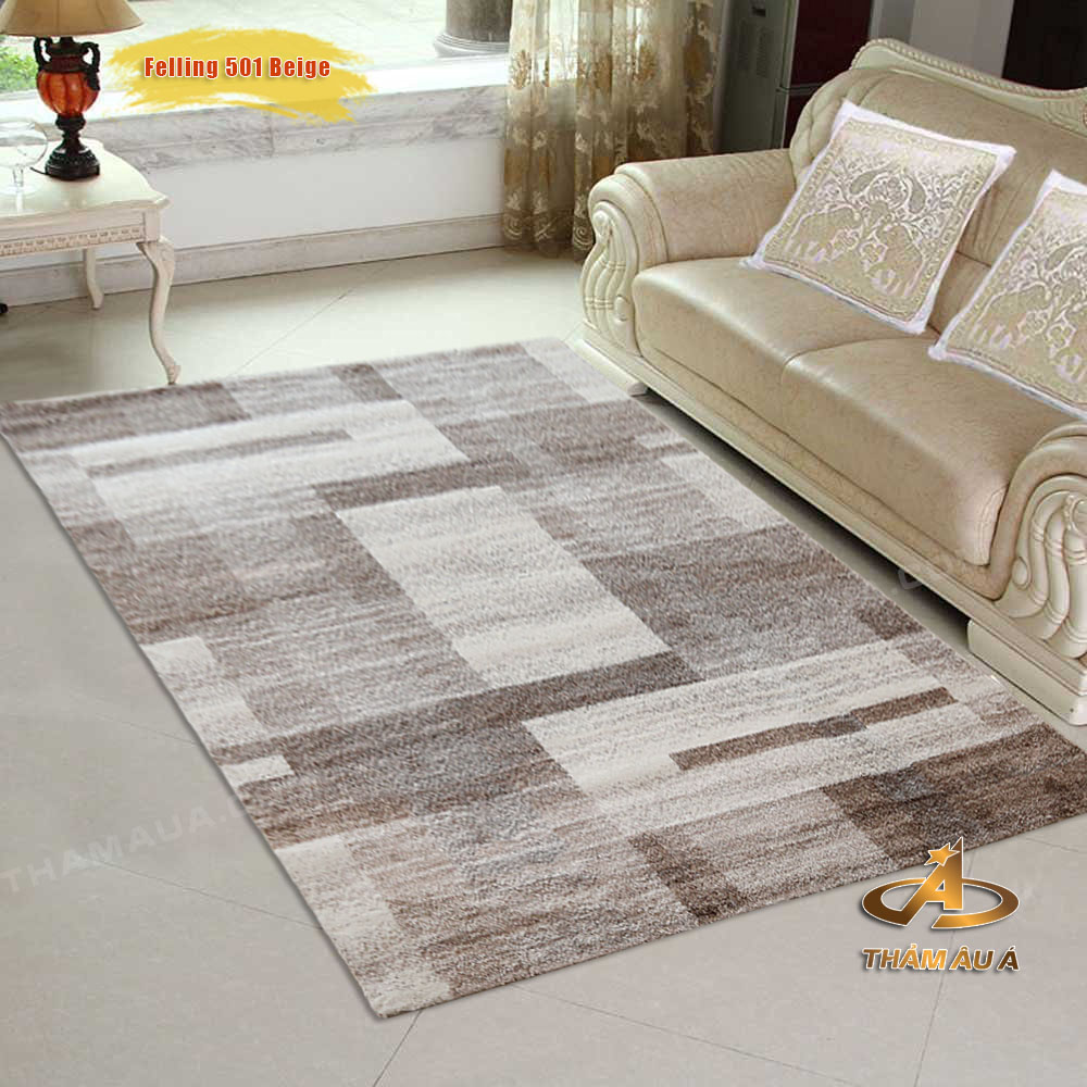 Thảm phòng khách cao cấp Felling 501 Beige